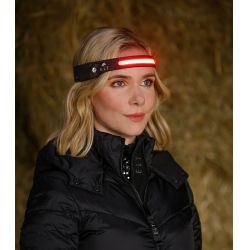 Lampada frontale LED con sensore ELT Nero