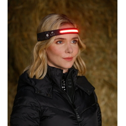 Lampada frontale LED con sensore ELT Nero