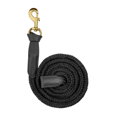 Lunga Royal Waldhausen con dettagli in pelle Nero