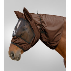 Maschera anti-mosche Waldhausen anti-eczema Mocca Marrone