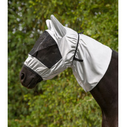 Maschera anti-mosche Waldhausen anti-eczema Grigio argento