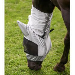 Maschera anti-mosche Waldhausen anti-eczema Grigio argento
