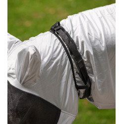 Maschera anti-mosche Waldhausen anti-eczema Grigio argento
