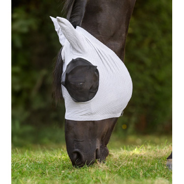 Maschera antimosche Waldhausen Puck Breath Grigio argento Maschera antimosche Waldhausen Puck Breath Grigio argento