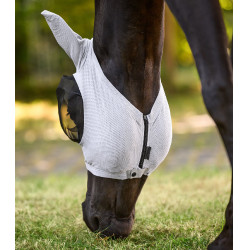 Maschera antimosche Waldhausen Puck Breath Grigio argento Maschera antimosche Waldhausen Puck Breath Grigio argento