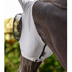 Maschera antimosche Waldhausen Puck Breath Grigio argento Maschera antimosche Waldhausen Puck Breath Grigio argento