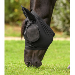 Maschera anti-mosche Waldhausen Puck Flex Nero