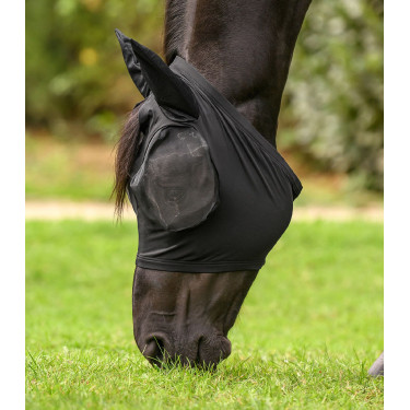 Maschera anti-mosche Waldhausen Puck Flex Nero