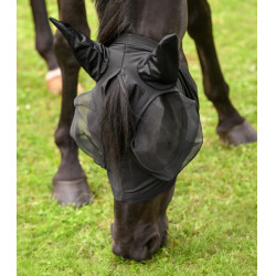 Maschera anti-mosche Waldhausen Puck Flex Nero