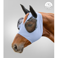 Maschera anti-mosche Waldhausen Puck Flex Blu pastello