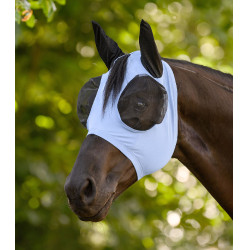 Maschera anti-mosche Waldhausen Puck Flex Blu pastello