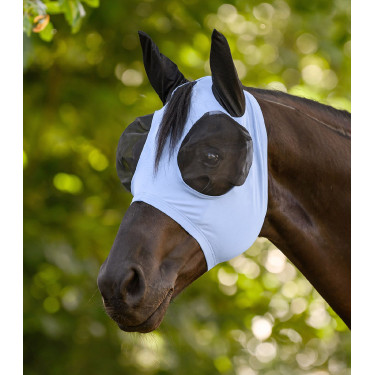 Maschera anti-mosche Waldhausen Puck Flex Blu pastello