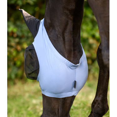 Maschera anti-mosche Waldhausen Puck Flex Blu pastello
