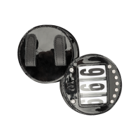 Capezzine Waldhausen in cuoio verniciato Nero