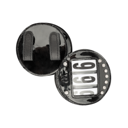 Capezzine Waldhausen in cuoio verniciato Nero