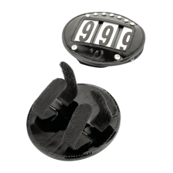 Capezzine Waldhausen in cuoio verniciato Nero