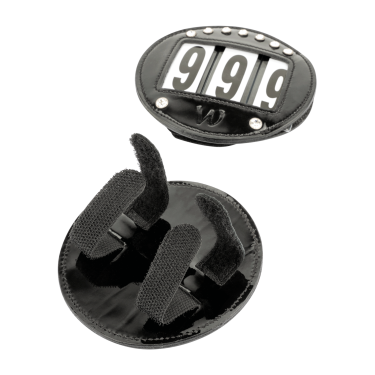 Capezzine Waldhausen in cuoio verniciato Nero