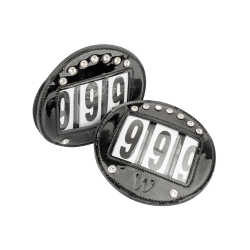 Capezzine Waldhausen in cuoio verniciato Nero