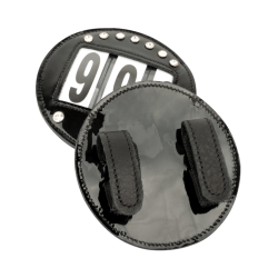 Capezzine Waldhausen in cuoio verniciato Nero