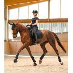 Pantaloni da equitazione ELT Comfort Ride in silicone Nero