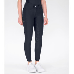 Pantaloni da equitazione ELT Comfort Ride in silicone Blu profondo