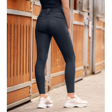 Pantaloni da equitazione ELT Comfort Ride in silicone Blu profondo