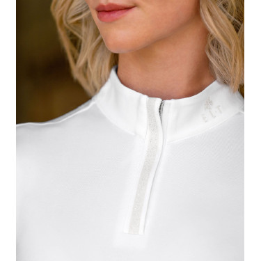 Polo da gara ELT maniche corte Basic Bianco