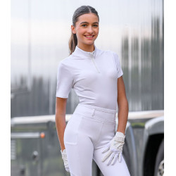 Polo da gara ELT maniche corte Basic Bianco