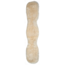 Sottopancia corto in cuoio Waldhausen con ECO Wool Nero