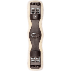 Sottopancia corto in cuoio Waldhausen con ECO Wool Marrone