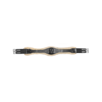 Sottopancia in pelle Waldhausen con ECO Wool Nero