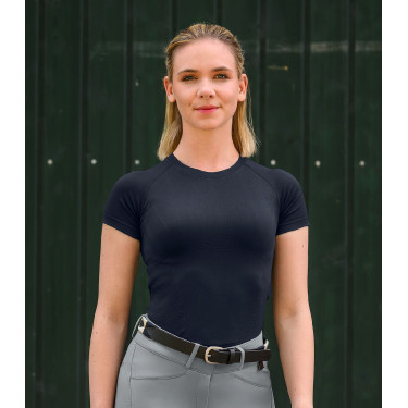 T-shirt tecnico a maniche corte ELT in maglia 3D Siena Blu profondo