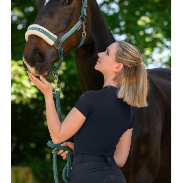 T-shirt tecnico a maniche corte ELT in maglia 3D Siena Blu profondo