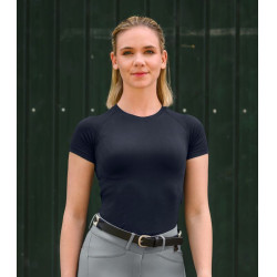 T-shirt tecnico a maniche corte ELT in maglia 3D Siena Blu profondo