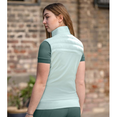 Gilet smanicato trapuntato ibrido ELT Seattle Verde menta