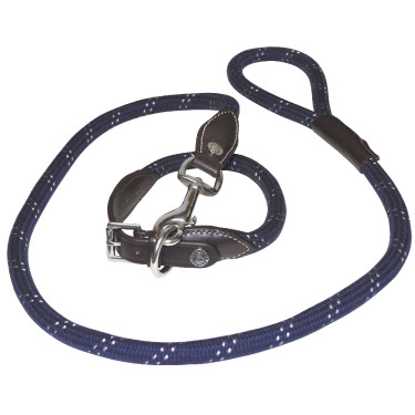 Guinzaglio per cane Corda Canter Marrone / blu navy