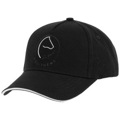 Cappellino Je t'aime Equithème EK-Ponytail Nero