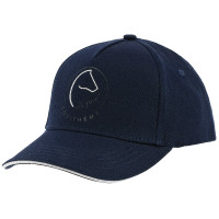Cappellino Je t'aime Equithème EK-Ponytail Marina Blu marino