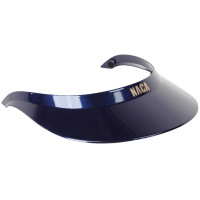 Visiera extra large Naca lucida Nero