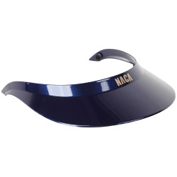 Visiera extra large Naca lucida Nero