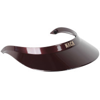 Visiera extra large Naca lucida Nero