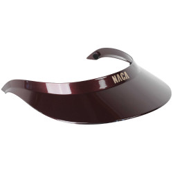 Visiera extra large Naca lucida Nero