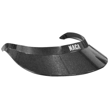 Visiera Extra Large Naca STARDUST Nero
