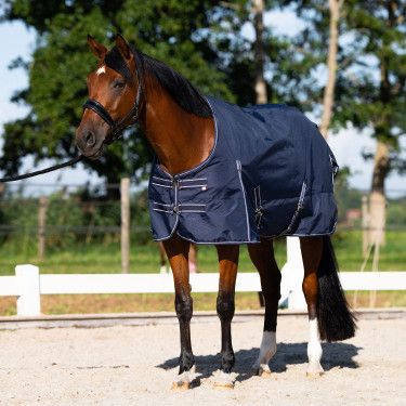 Coperta da paddock Imperial Riding Basic senza copricollo 200 g Marina Blu marino