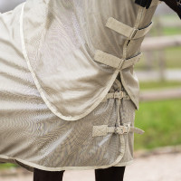 Coperta anti-mosche con copricollo rimovibile Imperial Riding Reese Oliva chiaro Verde