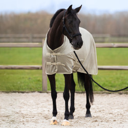 Coperta anti-mosche con copricollo rimovibile Imperial Riding Reese Oliva chiaro Verde