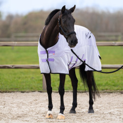 Coperta antimosche e antipioggia Imperial Riding Super-dry Glicina Viola