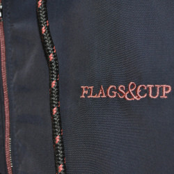 Giubbotto da donna Poka Flags & Cup Blu navy