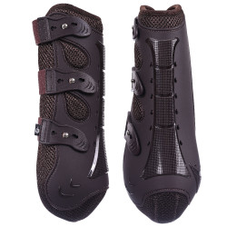Stinchiere da dressage Pro mesh Imperial Riding Cioccolato Marrone