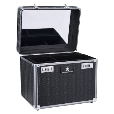 Box per la striglia Imperial Riding Shiny Grigio / nero